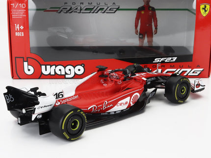 FERRARI | F1  SF-23 TEAM SCUDERIA FERRARI N 16 2nd LAS VEGAS USA GP 2023 CHARLES LECLERC | RED WHITE BLACK