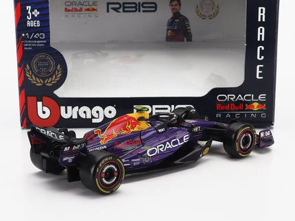 RED BULL | F1  RB19 TEAM ORACLE RED BULL RACING N 11 3rd LAS VEGAS USA GP 2023 SERGIO PEREZ | PURPLE YELLOW RED