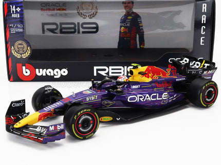 RED BULL | F1  RB19 TEAM ORACLE RED BULL RACING N 11 3rd LAS VEGAS USA GP 2023 SERGIO PEREZ | PURPLE YELLOW RED