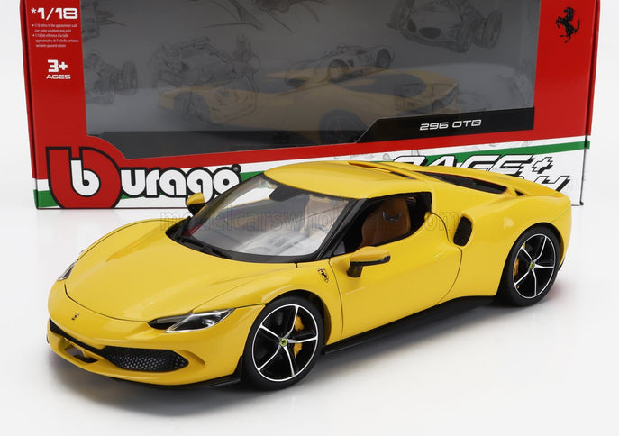 FERRARI | 296 GTB HYBRID 830HP V6 2021 | YELLOW