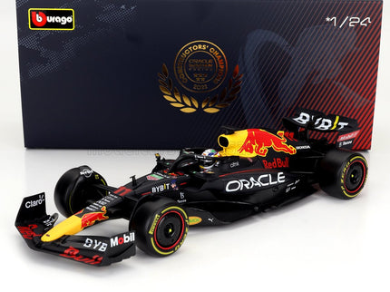 RED BULL | F1  RB18 TEAM ORACLE RED BULL RACING N 11 SEASON 2022 SERGIO PEREZ - WITH PILOT AND SHOWCASE | MATT BLUE YELLOW RED