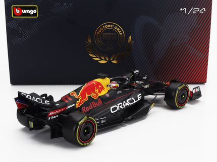 RED BULL | F1  RB18 TEAM ORACLE RED BULL RACING N 11 SEASON 2022 SERGIO PEREZ - WITH PILOT AND SHOWCASE | MATT BLUE YELLOW RED