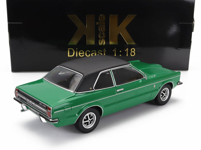 FORD ENGLAND | TAUNUS GXL WITH VINYL ROOF 1971 | GREEN MATT BLACK