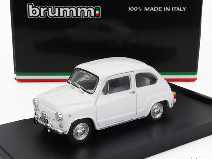 Fiat 600D 1965 1:43 Brumm biela