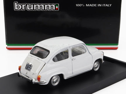 Fiat 600D 1965 1:43 Brumm biela