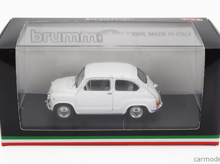 Fiat 600D 1965 1:43 Brumm biela
