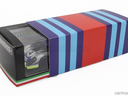Porsche 917K Martini Racing Team N°4 1000km Monza 1971 Helmut Marko - Gijs Van Lennep 1:43 Brumm strieborná modrá