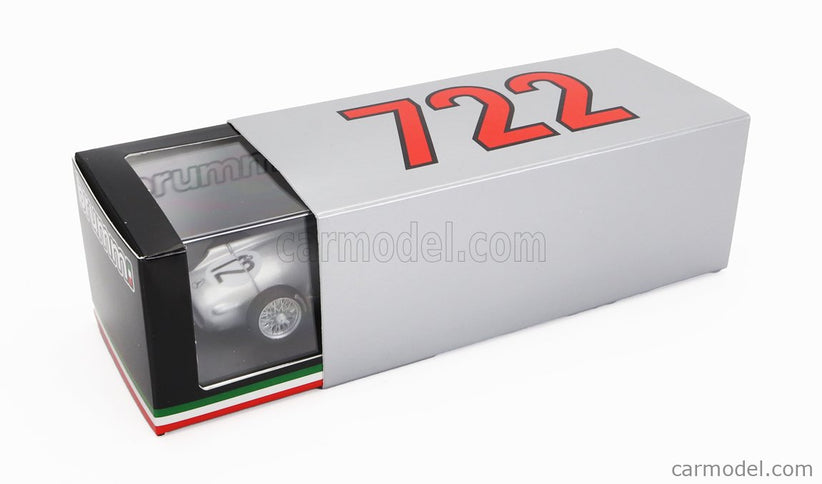 Mercedes Benz F1 W196 N°12 Víťaz British GP 1955 Stirling Moss 1:43 Brumm strieborná