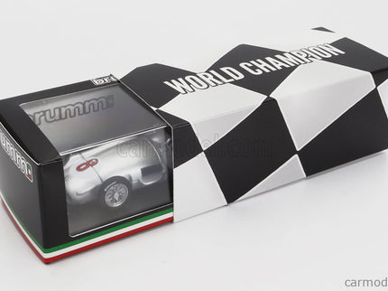 Mercedes Benz F1 W196 N°8 Majster Sveta Víťaz Dutch GP 1955 Juan Manuel Fangio 1:43 Brumm strieborná
