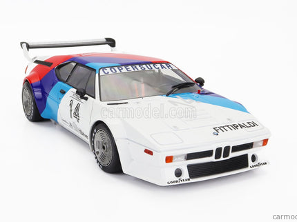 BMW M1 M88 3.5L Team Bmw Motorsport N°14 Procar Series 1979 Emerson Fittipaldi 1:18 Werk83 biela modrá červená