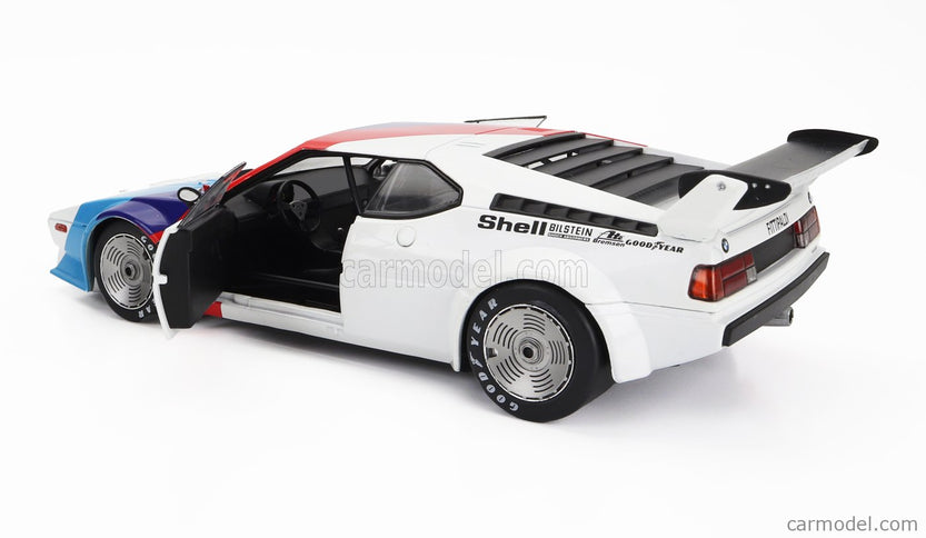 BMW M1 M88 3.5L Team Bmw Motorsport N°14 Procar Series 1979 Emerson Fittipaldi 1:18 Werk83 biela modrá červená
