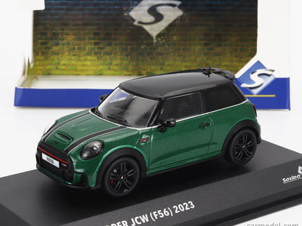 Mini Cooper John Works Jcw F56 2023 1:43 Solido zelená