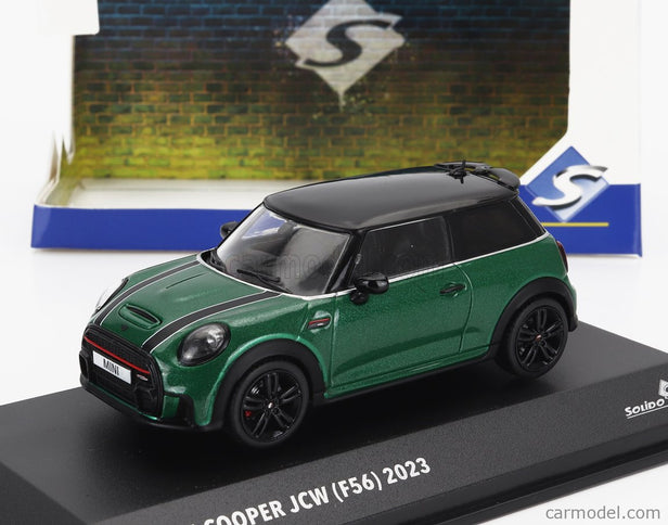 Mini Cooper John Works Jcw F56 2023 1:43 Solido zelená