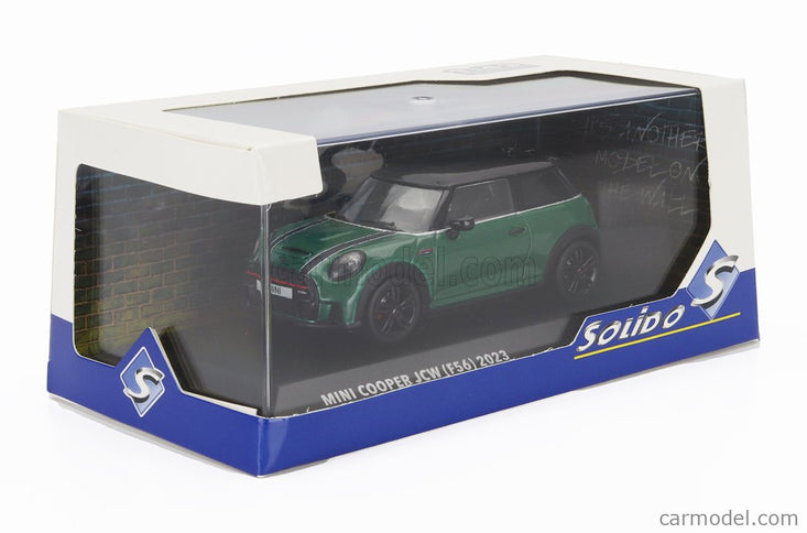 Mini Cooper John Works Jcw F56 2023 1:43 Solido zelená