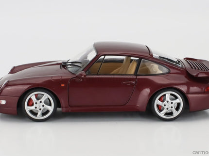 Porsche 911 993 Turbo Coupe 1993 1:18 Solido Arena červená
