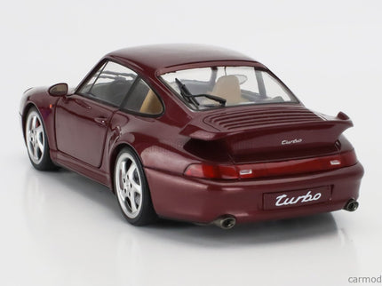 Porsche 911 993 Turbo Coupe 1993 1:18 Solido Arena červená