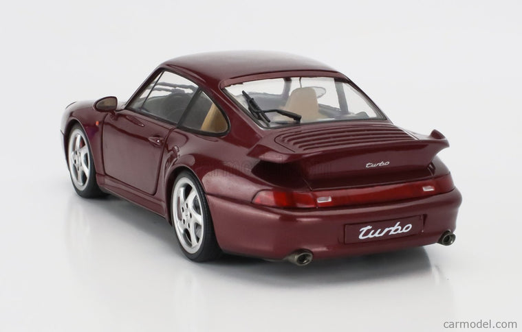 Porsche 911 993 Turbo Coupe 1993 1:18 Solido Arena červená