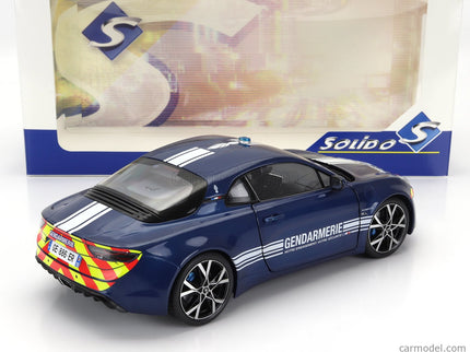 Alpine Alpine A110 Gendarmerie Police Coupe 2023 1:18 Solido modrá