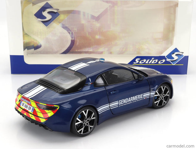 Alpine Alpine A110 Gendarmerie Police Coupe 2023 1:18 Solido modrá