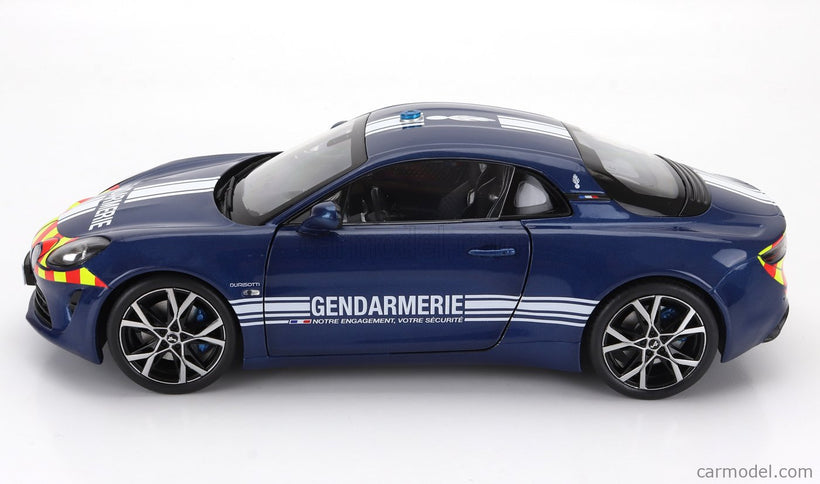 Alpine Alpine A110 Gendarmerie Police Coupe 2023 1:18 Solido modrá