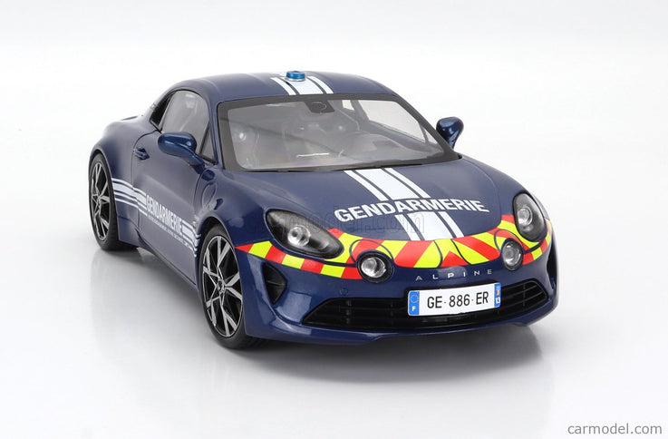 Alpine Alpine A110 Gendarmerie Police Coupe 2023 1:18 Solido modrá