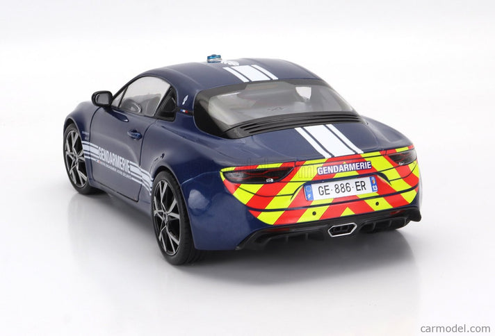 Alpine Alpine A110 Gendarmerie Police Coupe 2023 1:18 Solido modrá