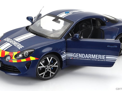 Alpine Alpine A110 Gendarmerie Police Coupe 2023 1:18 Solido modrá