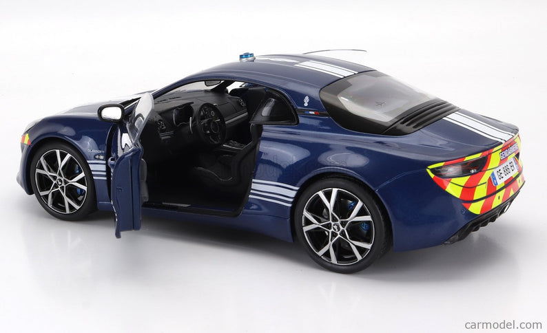 Alpine Alpine A110 Gendarmerie Police Coupe 2023 1:18 Solido modrá