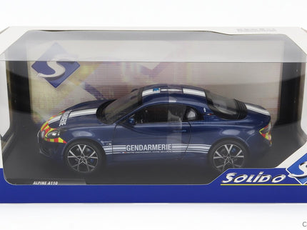 Alpine Alpine A110 Gendarmerie Police Coupe 2023 1:18 Solido modrá