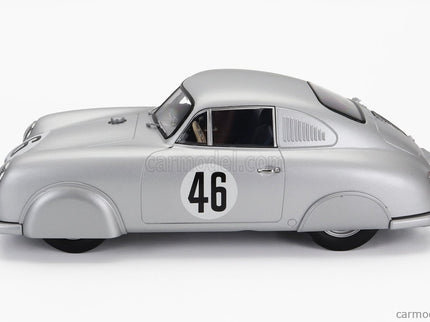 Porsche 356 SL Coupe Team Porsche K.G. N°46 Víťaz Class 24h Le Mans 1951 Auguste Veuillet - Edmond Mouche 1:18 Werk83 strieborná