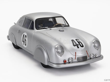 Porsche 356 SL Coupe Team Porsche K.G. N°46 Víťaz Class 24h Le Mans 1951 Auguste Veuillet - Edmond Mouche 1:18 Werk83 strieborná