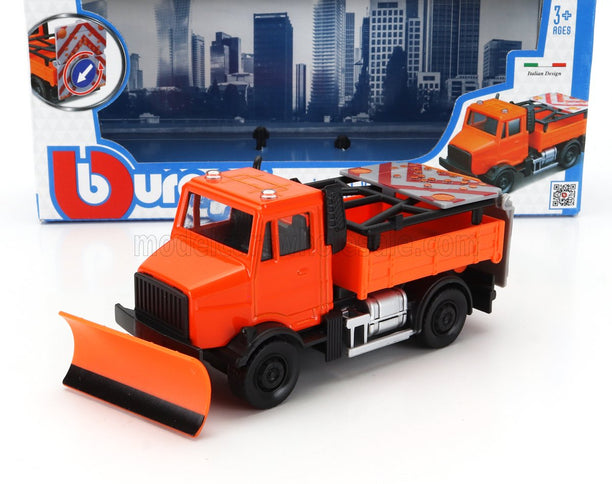 TRUCK | ROAD SECURITY SPAZZANEVE SNOWPLOUGH AND SIGNAL BOARD 2-ASSI 2010 | ORANGE