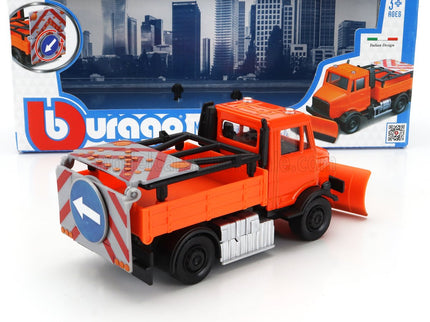 TRUCK | ROAD SECURITY SPAZZANEVE SNOWPLOUGH AND SIGNAL BOARD 2-ASSI 2010 | ORANGE