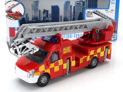 MERCEDES BENZ | SPRINTER GRU CRANE ELEVATOR CON PIATTAFORMA CESTELLO RESCUE FIRE ENGINE 2010 | RED YELLOW
