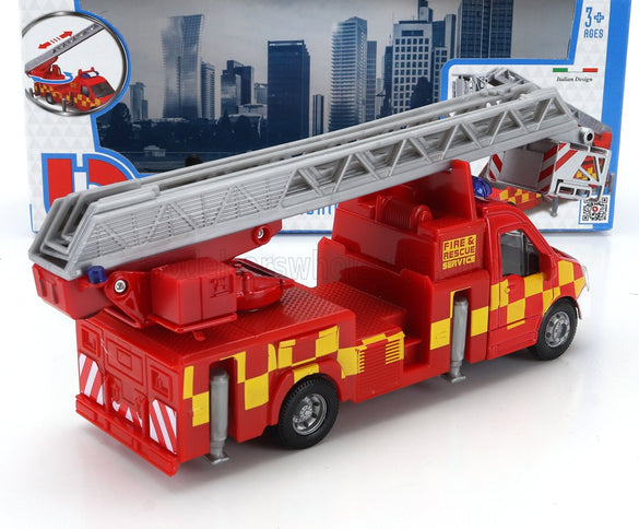 MERCEDES BENZ | SPRINTER GRU CRANE ELEVATOR CON PIATTAFORMA CESTELLO RESCUE FIRE ENGINE 2010 | RED YELLOW