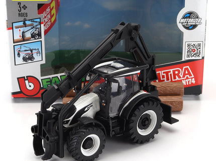 VALTRA | N174 TRACTOR CRANE LOADER 2017 | WHITE BLACK