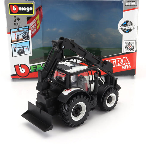 VALTRA | N174 TRACTOR CRANE LOADER 2017 | WHITE BLACK