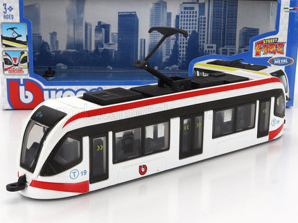 TRAM | CITY TRAM AUTOBUS | WHITE RED BLACK
