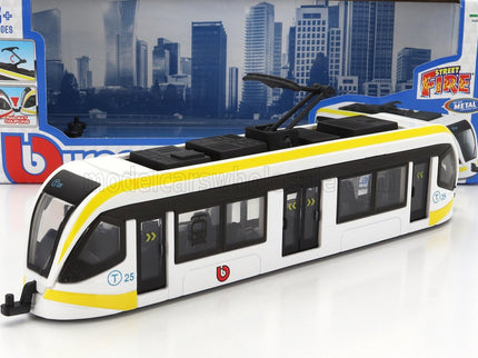 TRAM | CITY TRAM AUTOBUS | WHITE YELLOW BLACK