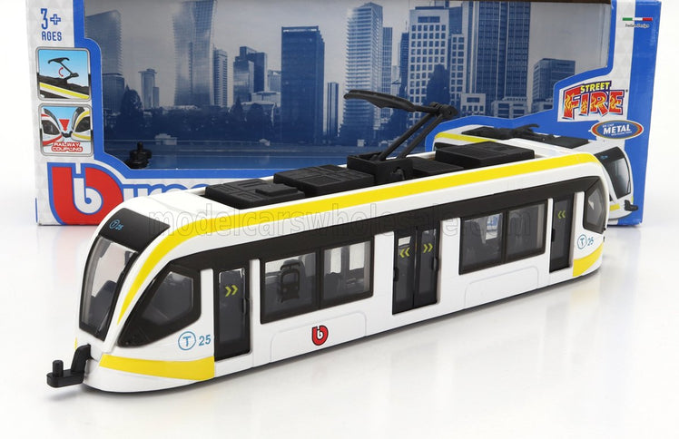 TRAM | CITY TRAM AUTOBUS | WHITE YELLOW BLACK
