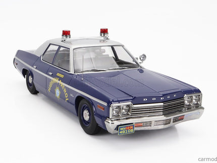Dodge Monaco Nevada Highway Patrol Police 1974 1:18 KK Scale modrá biela