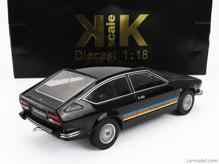 ALFA ROMEO Alfetta 2000 Gtv Turbodelta 1979 1:18 KK Scale 2 Tone čierna