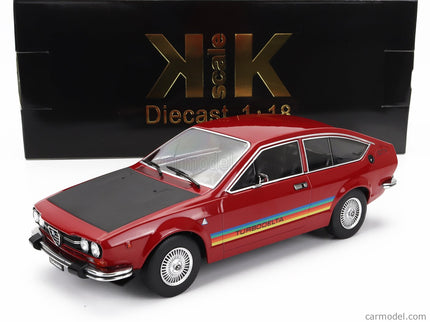 ALFA ROMEO Alfetta 2000 Gtv Turbodelta 1979 1:18 KK Scale červená čierna