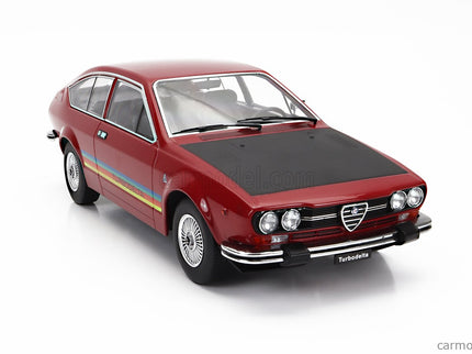 ALFA ROMEO Alfetta 2000 Gtv Turbodelta 1979 1:18 KK Scale červená čierna