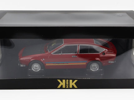 ALFA ROMEO Alfetta 2000 Gtv Turbodelta 1979 1:18 KK Scale červená čierna