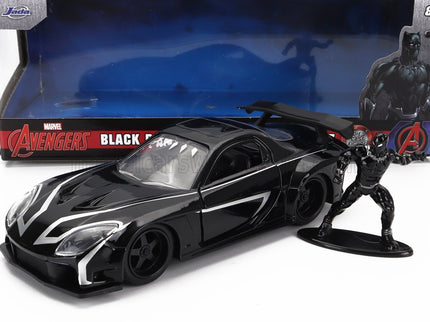 MAZDA | RX-7 WITH BLACK PANTHER FIGURE 1995 | BLACK