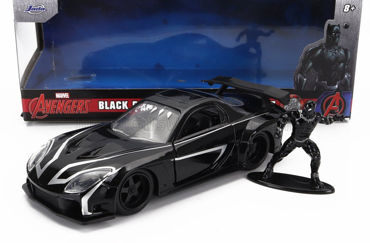MAZDA | RX-7 WITH BLACK PANTHER FIGURE 1995 | BLACK