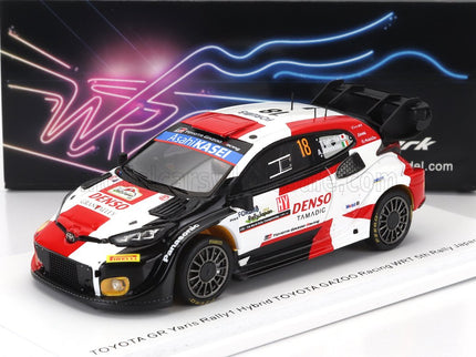 TOYOTA | YARIS GR HYBRID RALLY1 TEAM TOYOTA GAZOO RACING WRT N 18 5th RALLY JAPAN 2023 T.KATSUTA - AARON JOHNSTON | WHITE RED BLACK