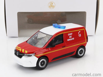 Renault Kangoo Van Sapeurs Pompiers Chef De Group 2023 1:64 Norev červená biela