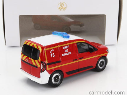 Renault Kangoo Van Sapeurs Pompiers Chef De Group 2023 1:64 Norev červená biela